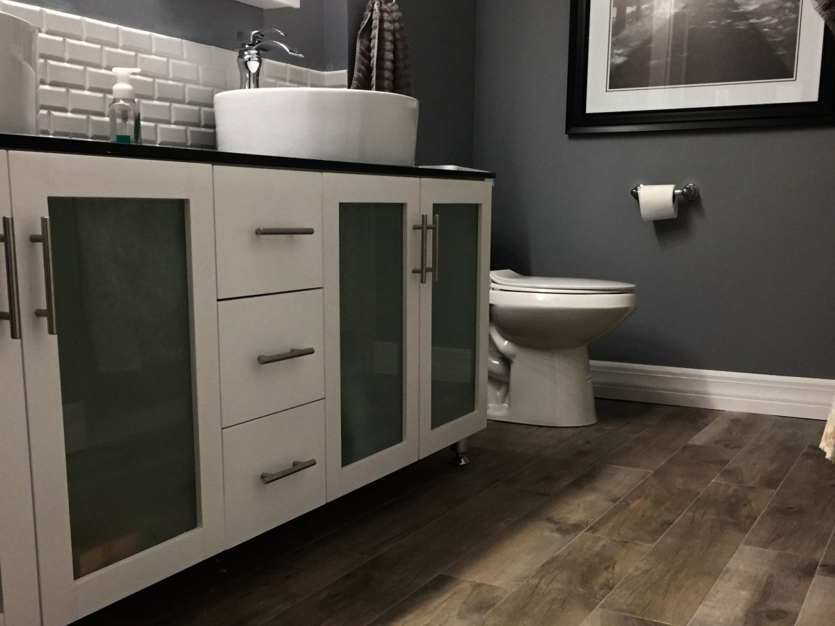 Bathroom wood tile inspiration